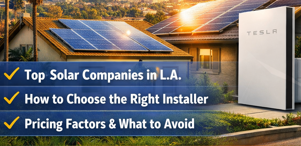 Best solar companies in Los Angeles in 2026 California