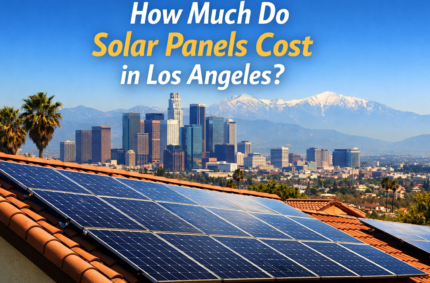 Solar panels cost in Los Angeles