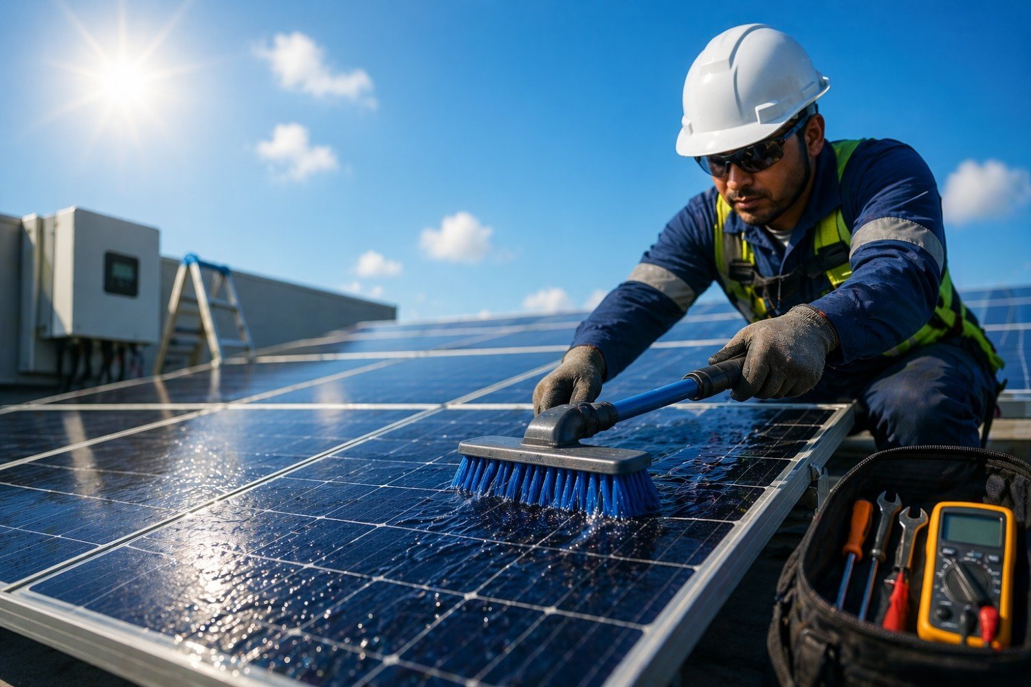 solar panel maintenance cost California